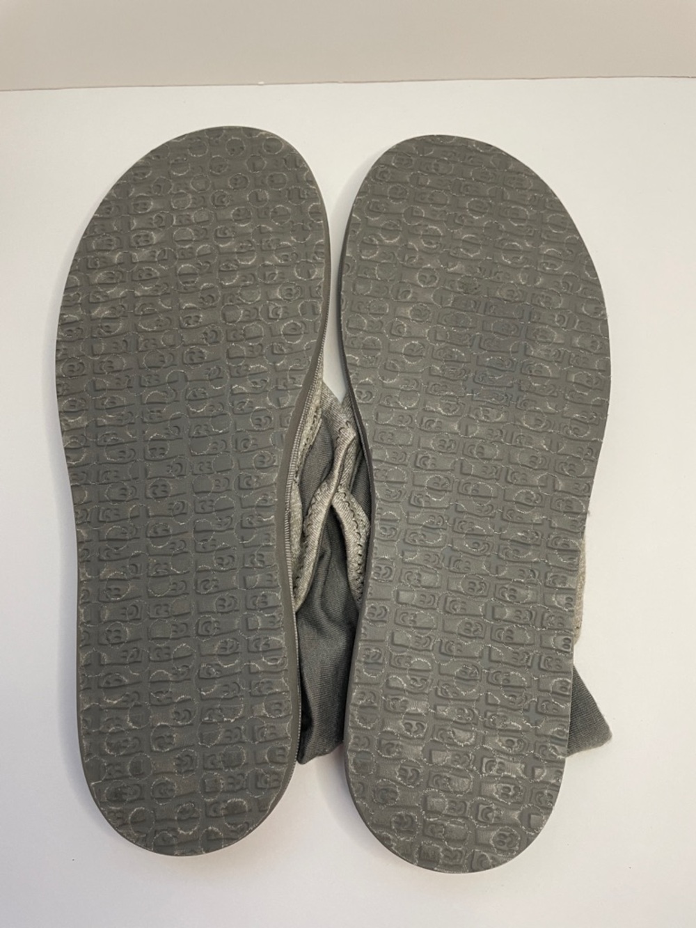 NWOT Sanuk Gray 'Squish Me' Slip-On Slippers.  Size 8 - Picture 4 of 4